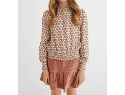 Mayoral Kids' Print Blouse In Multi
