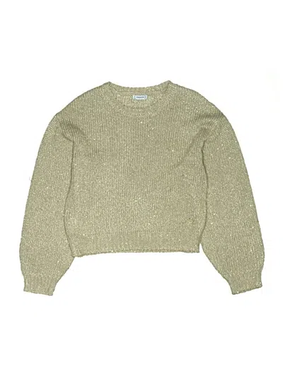 Pre-owned Mayoral Kids' Pullover Sweater In Gold