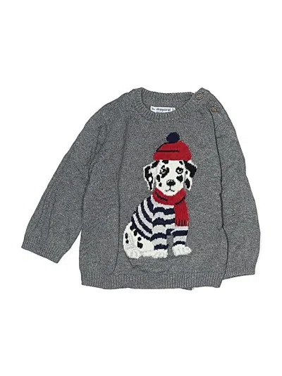 Pre-owned Mayoral Babies' Pullover Sweater In Gray
