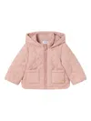 Mayoral Quilted-heart Jacket In Pink
