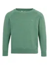 Mayoral Raglan-sleeve Cotton Sweater In Green