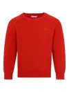 Mayoral Raglan-sleeve Cotton Sweater In Red