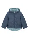 Mayoral Reversible Puffer Jacket In Blue