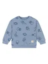 Mayoral Robot-print Sweatshirt In Blue