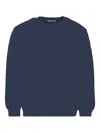 Mayoral Round-neck Cotton Sweater In Blue