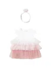 Mayoral Ruffled Romper Headband In Multi