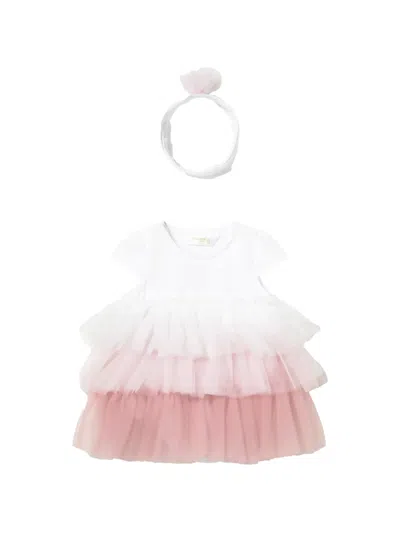 Mayoral Babies' Ruffled Romper Headband In Multi