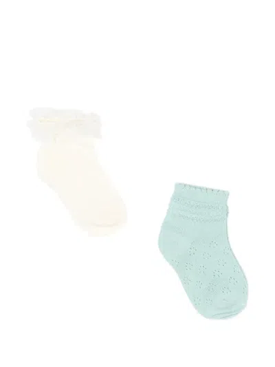 Mayoral Babies' Ruffled Socks In Neutral