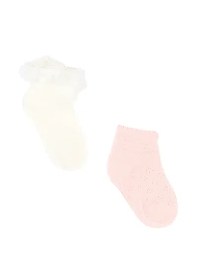 Mayoral Babies' Ruffled Socks In Pink