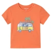 Mayoral Shark Summer Adventure T-shirt In Coral