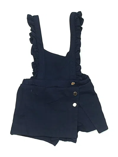 Pre-owned Mayoral Kids' Short Sleeve Outfit In Blue