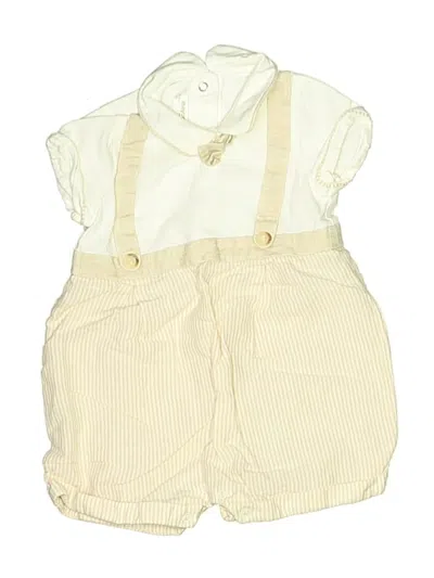 Pre-owned Mayoral Babies' Short Sleeve Outfit In White