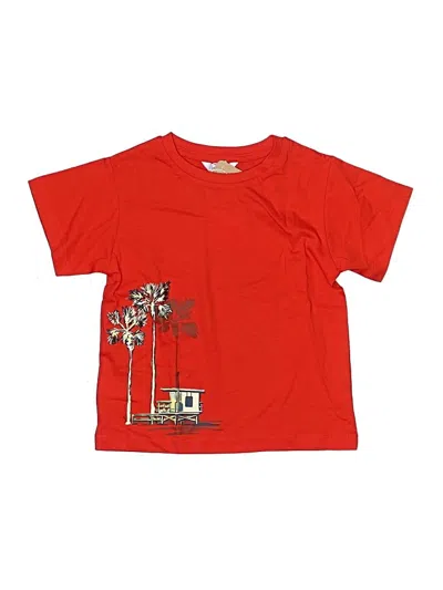 Mayoral Kids' Short Sleeve T-shirt In Red
