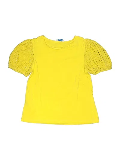 Pre-owned Mayoral Kids' Short Sleeve T-shirt In Yellow