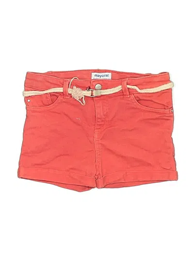 Pre-owned Mayoral Kids' Shorts In Orange