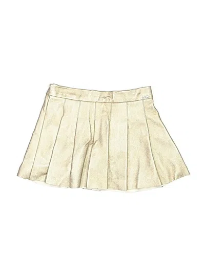Pre-owned Mayoral Kids' Skirt In Gold