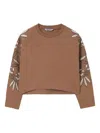 Mayoral Sleeve-detail Sweatshirt In Brown