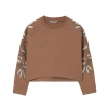 Mayoral Sleeve-detail Sweatshirt In Brown