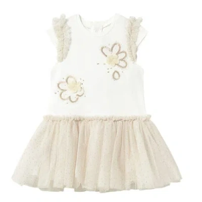 Mayoral Babies'  Sleeveless Floral Ruffle Dress