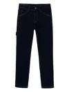 Mayoral Stitched Straight Jeans In Blue