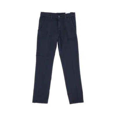 Mayoral Stretch Cotton Chino Pants Kids In Blue
