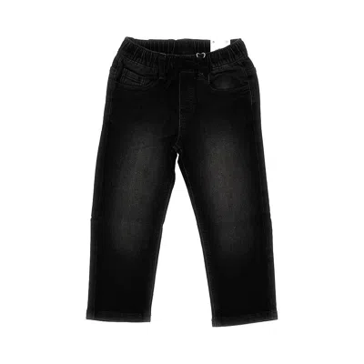 Mayoral Stretch Denim Jogger Pants Kids In Black