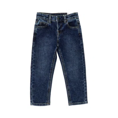 Mayoral Kids' Stretch Denim Pants In Blue