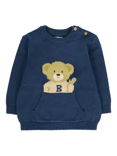 Mayoral Babies' Teddy-motif Sweater In Multi