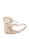 Mayoral Teddy Zip Backpack In Neutral