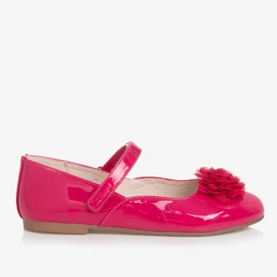 Mayoral Teen Girls Fuchsia Pink Patent Shoes