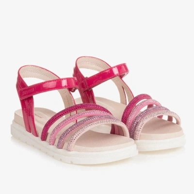 Mayoral Teen Girls Pink Studded Strap Sandals