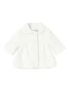 Mayoral Terry Cloth Coat In White