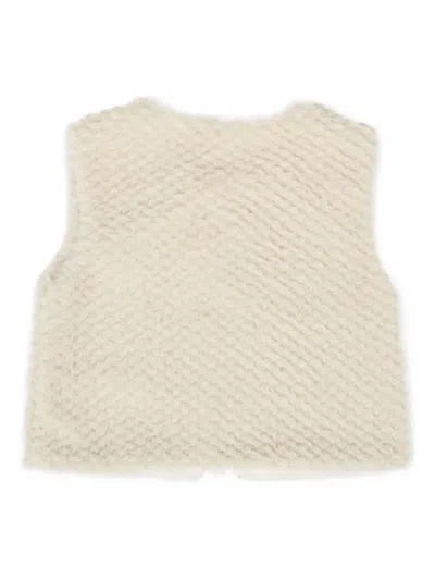 Mayoral Babies' Textured Sleeveless Gilet In Neutral