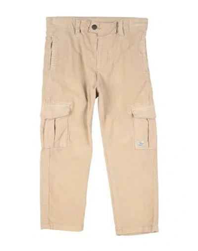 Mayoral Babies'  Toddler Boy Pants Beige Size 6 Cotton, Elastane In Neutral