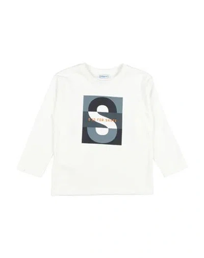 Mayoral Babies'  Toddler Boy T-shirt White Size 7 Cotton