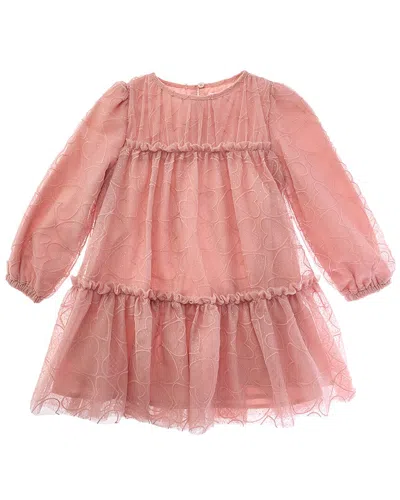 Mayoral Kids' Tulle Dress In Animal Print