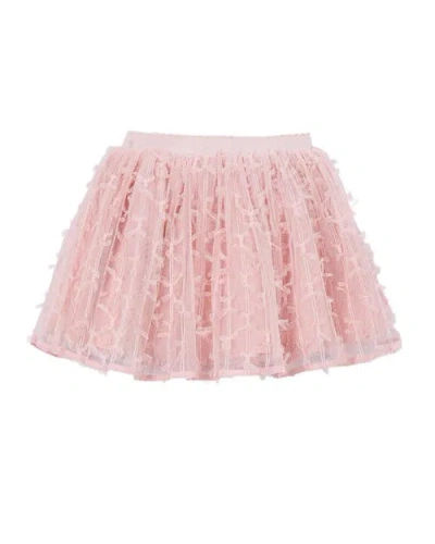 Mayoral Kids'  Tulle Skirt With Layered Texture In Pink