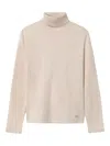 Mayoral Kids' Turtleneck Basic Sweater In Neutral
