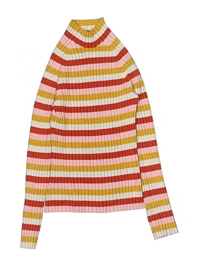 Pre-owned Mayoral Kids' Turtleneck Sweater In Orange