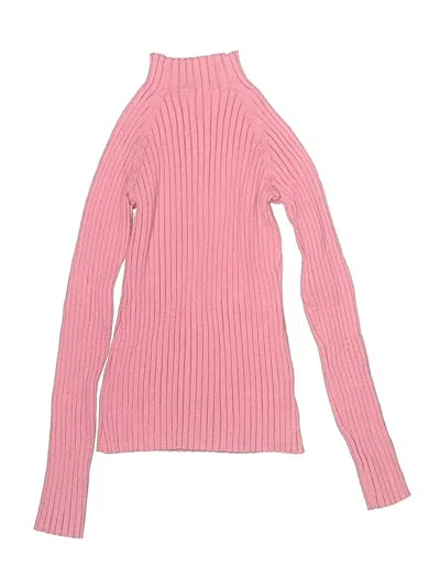 Pre-owned Mayoral Kids' Turtleneck Sweater In Pink