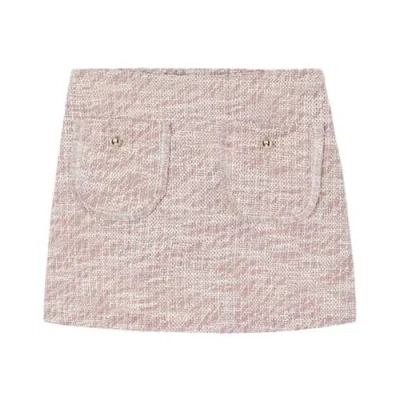 Mayoral Kids'  Tweed Skort In Pink