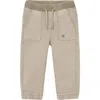 Mayoral Twill Joggers In Gray