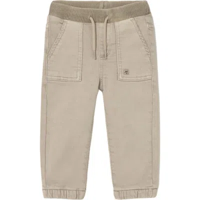 Mayoral Kids'  Twill Joggers In Gray