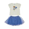 Mayoral Two-piece Set With Tulle-skirt Kids In Multicolor