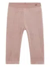 Mayoral Baby Basic Velvet Leggings In Pink