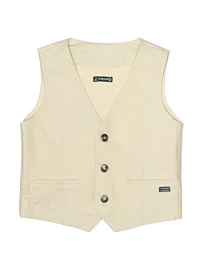 Pre-owned Mayoral Kids' Vest In White