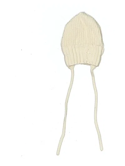Pre-owned Mayoral Babies' Winter Hat In Ivory