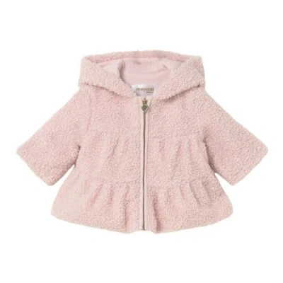 Mayoral Babies'  Zip Sweatshirt In Pink