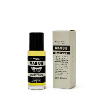 Mayron’s Goods And Supply Man Oil: Black Malt In White