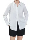 Mayson The Label Classic Button Down Shirt In White In White
